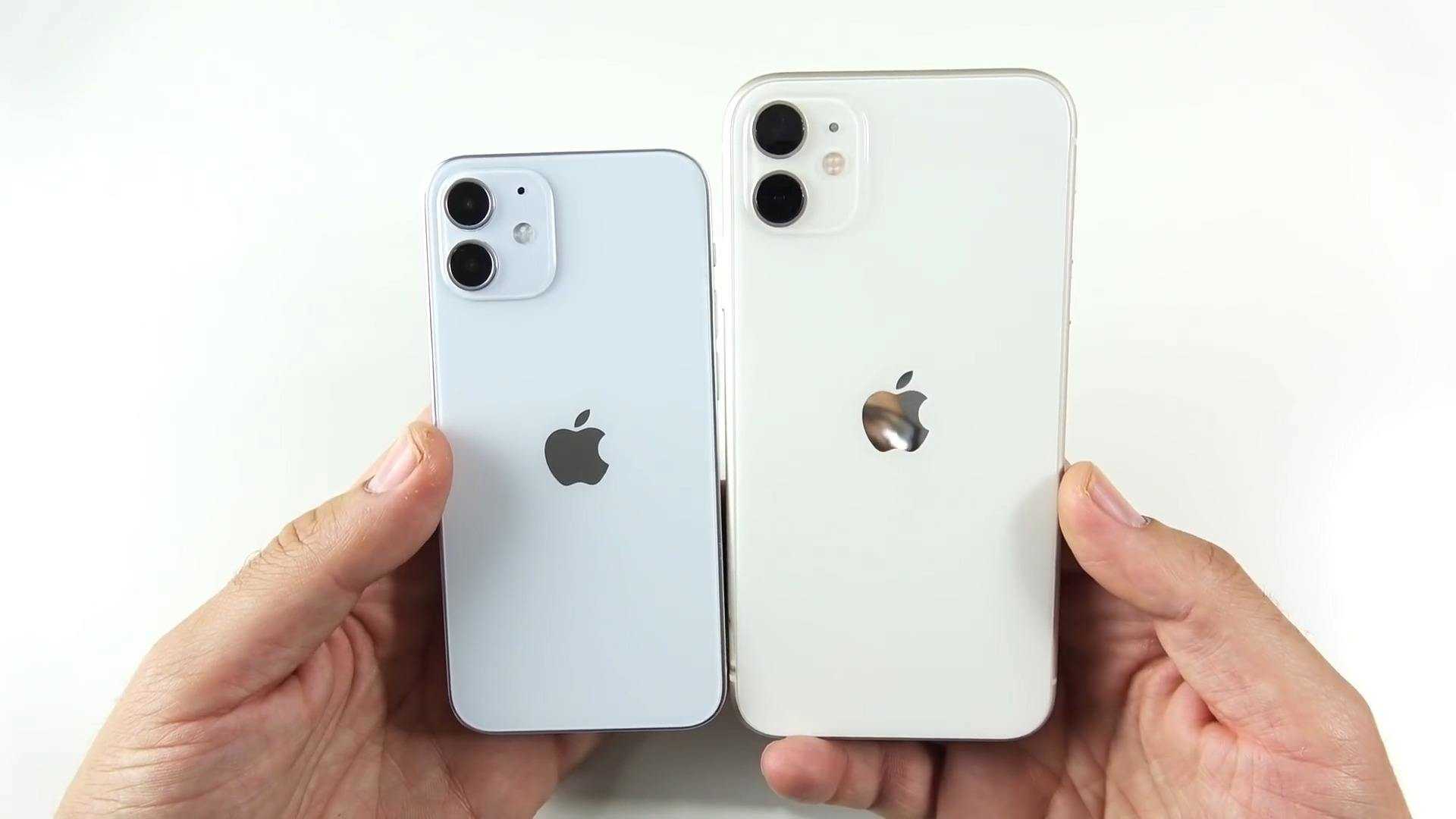 iphone12mini和6s大小对比_iphone12mini和6s一样大吗