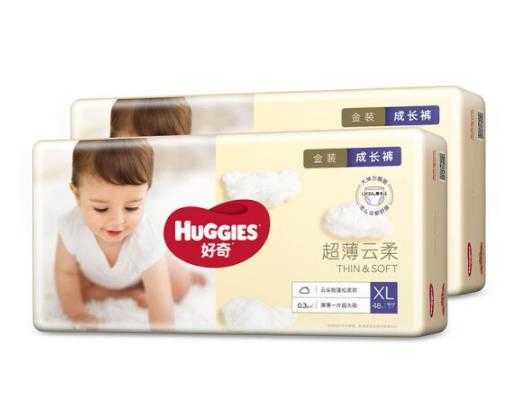 HUGGIES 好奇 金装系列 婴儿拉拉裤 XL96片 *3件【省48.95元】