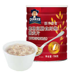 QUAKER  桂格  高膳食纤维含钙燕麦片   700g *4件【省32.47元】