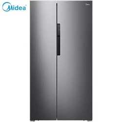 Midea 美的 BCD-606WKPZM(E) 对开门冰箱 606L【省400元】