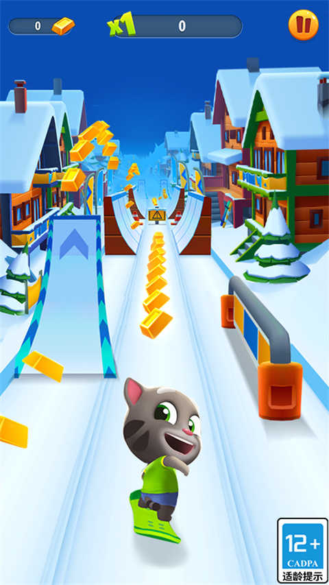 汤姆猫跑酷冰雪版